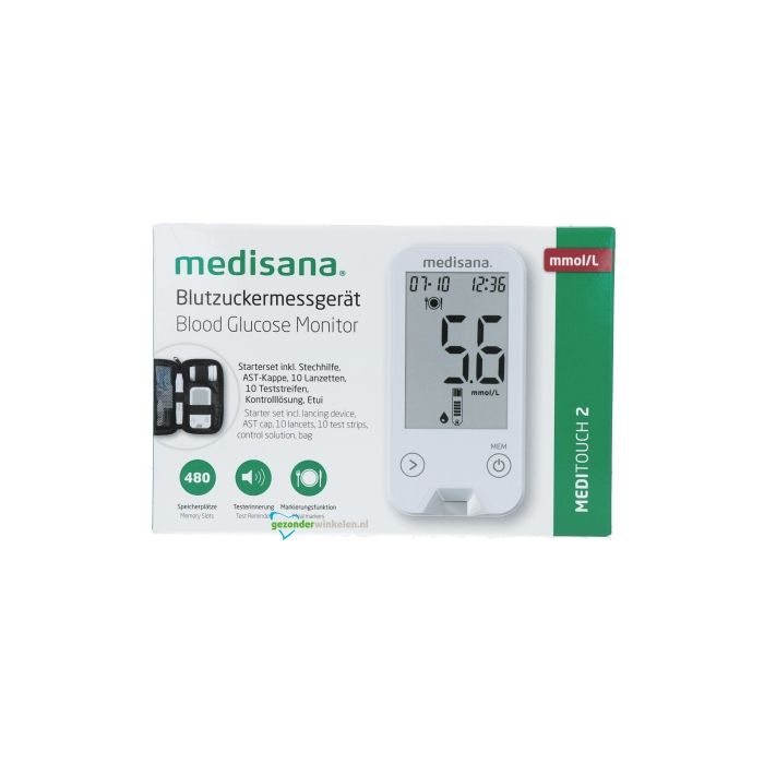 Omringd Rauw Ru Medisana Meditouch 2 glucosemeter USB 1 stuks Kopen? :: Gezonderwinkelen.nl