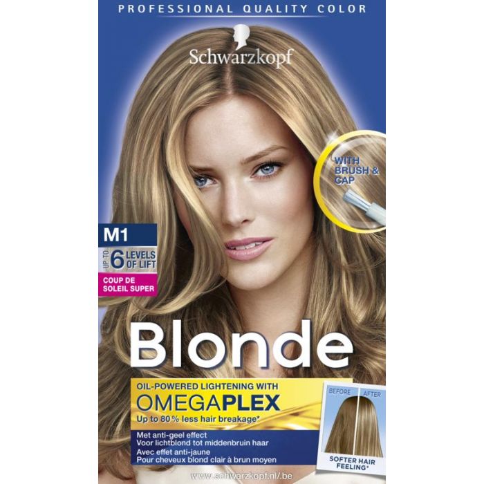 Schwarzkopf Blonde haarverf coupe de soleil highlighter M1 1 set Kopen? Gezonderwinkelen.nl