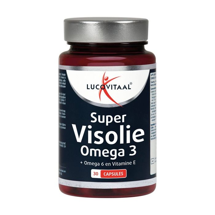sympathie Vuiligheid Betrokken Lucovitaal Super Omega Visolie 3 & 6 vetzuren 30 capsules ::  Gezonderwinkelen.nl