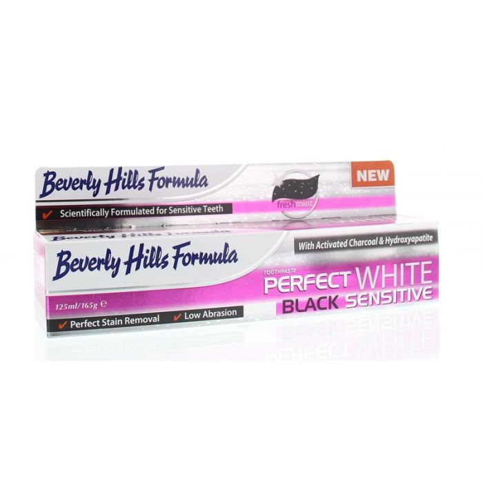 Mexico zweer Betrokken Beverly Hills Perfect white black sensitive tandpasta 125 Milliliter Kopen?  :: Gezonderwinkelen.nl