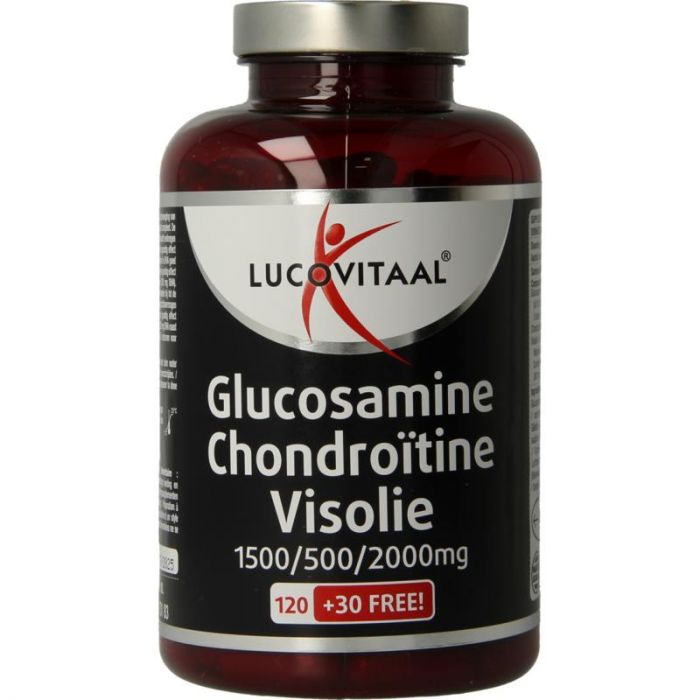 delicaat Onderscheid criticus Lucovitaal Glucosamine/chondroitine/visolie 150 capsules Kopen? ::  Gezonderwinkelen.nl