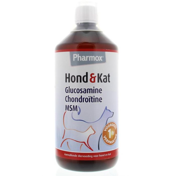 Manie iets weggooien Pharmox Hond & Kat Glucosamine Chondroitine MSM 1 liter ::  Gezonderwinkelen.nl