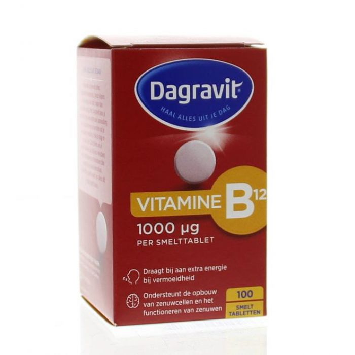 Terugspoelen definitief impuls Dagravit vitamine B12 1000mcg 100 smelttabletten :: Gezonderwinkelen.nl