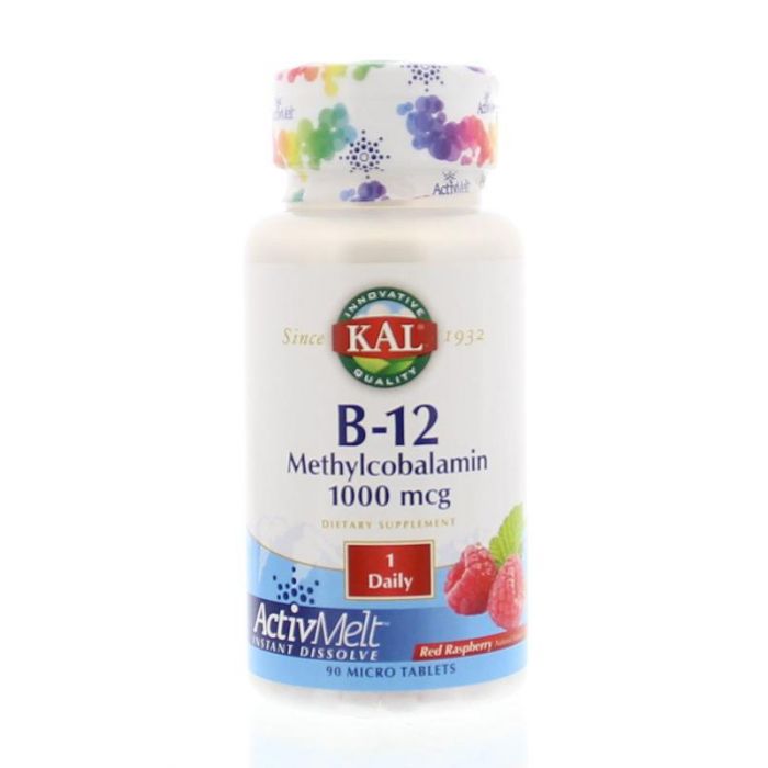 KAL Vitamine B12 1000 mcg methylcobalamine ActivMelt 90 smelttabletten 2 ::