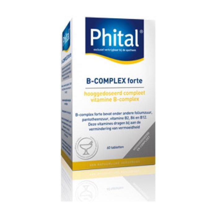 systeem Gespierd Omgeving Phital Vitamine B Complex Forte 60 tabletten :: Gezonderwinkelen.nl