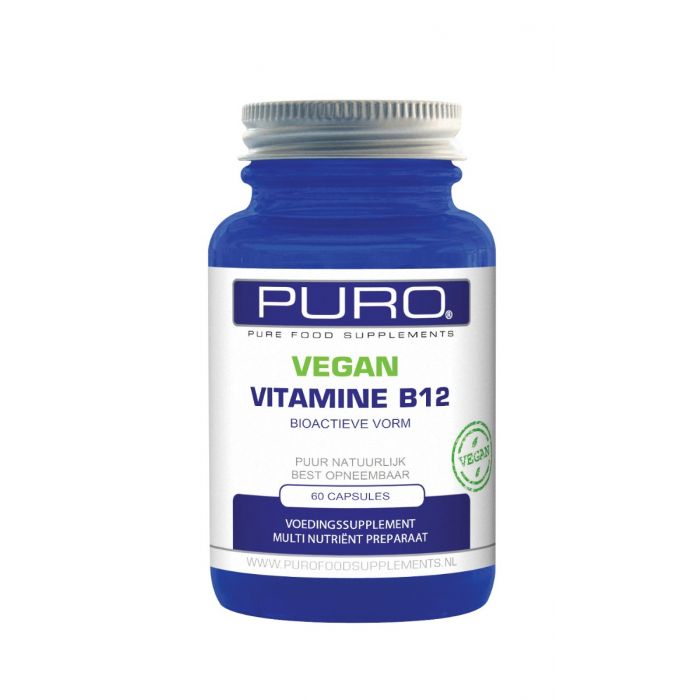 hoofdzakelijk zoon Beer Puro Vitamine B12 Bio-actieve vorm Vegan 60 capsules :: Gezonderwinkelen.nl